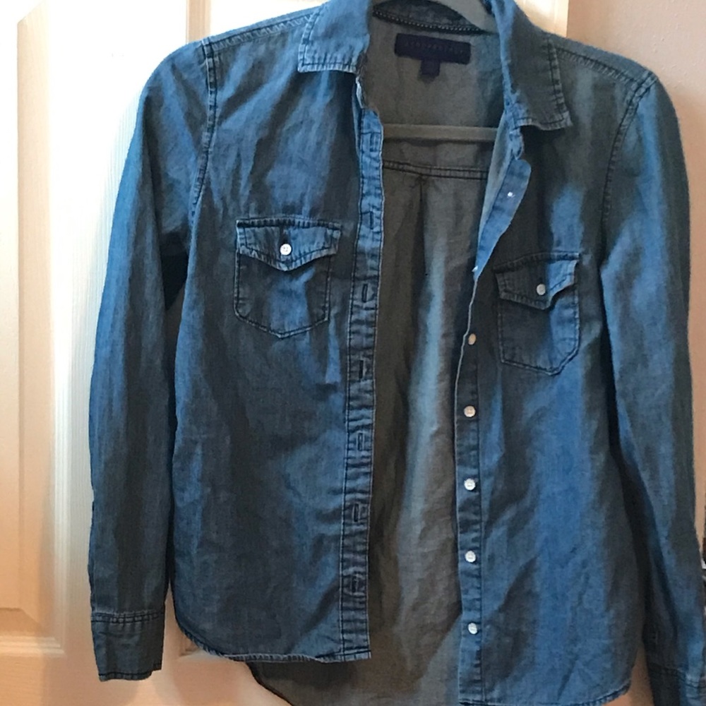 Button down jean shirt